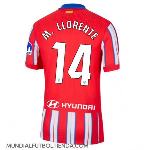 Camiseta Atletico Madrid Marcos Llorente #14 Primera Equipación Replica 2024-25 mangas cortas